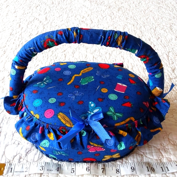 Hand Crafted Sewing Basket OS - Picture 2 of 12